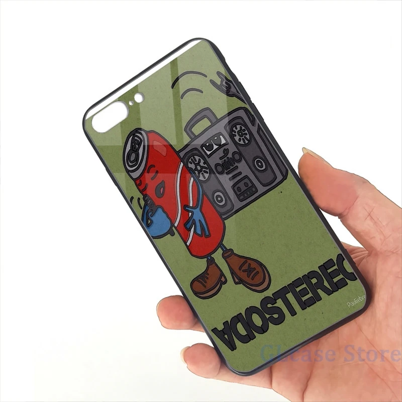 Сода стерео Чехол для мобильного телефона iPhone 12 Pro 11 X XR XS Max 8 7 6 6s Plus 5s Мягкий ТПУ