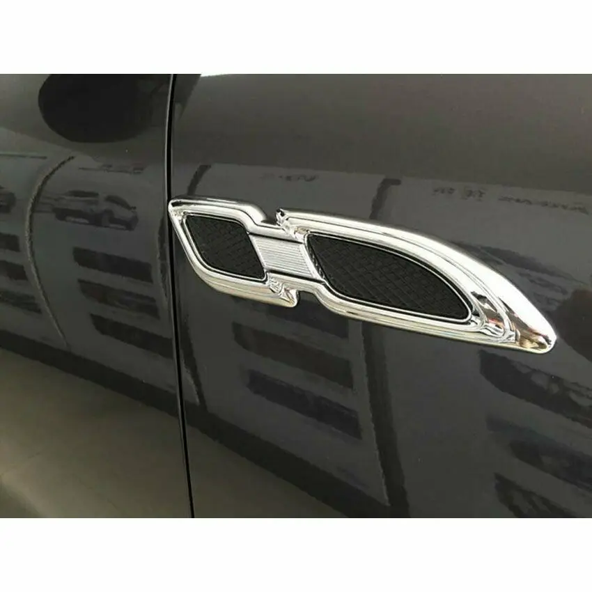 

Chrome Front Side Fender Vents Air Outlet Trim For Nissan Murano 2015 2016 2017