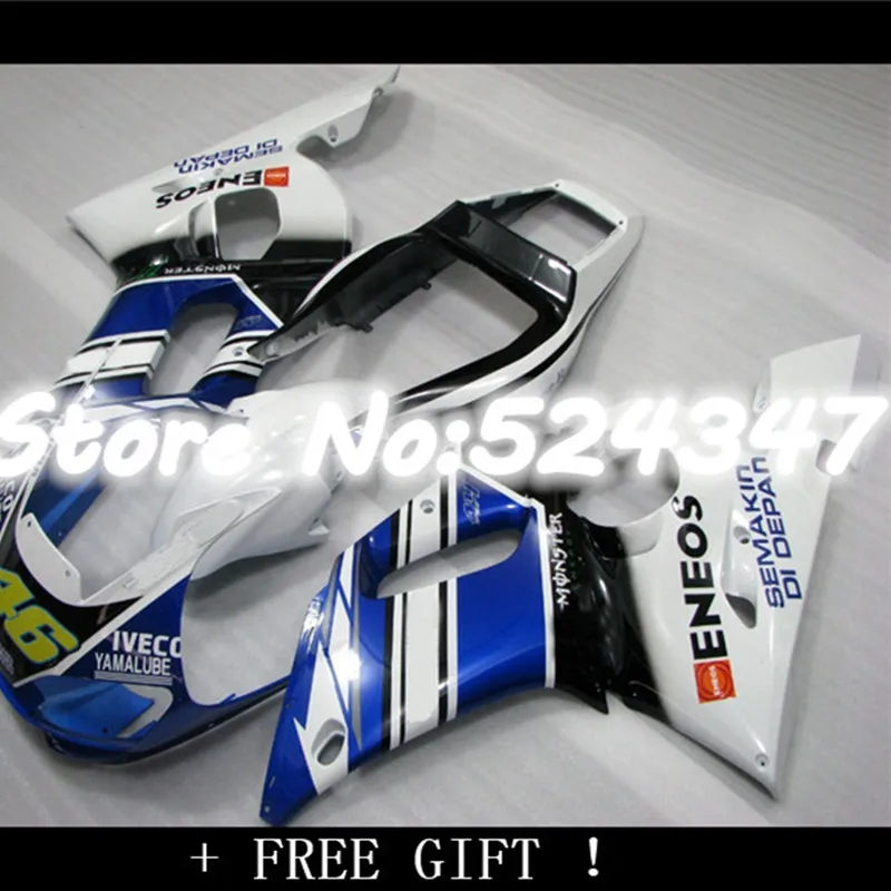 

High quality Fairings kit for YAMAHA YZF R6 98 99 00 01 02 blue ABS parts yzfr6 fairing kits 1998 1999 2000 2001 2002