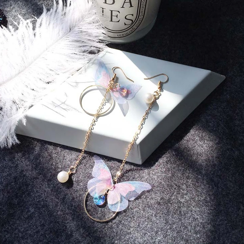 Новинка 2021 модные длинные серьги-кисточки из прозрачной пряжи с розовыми