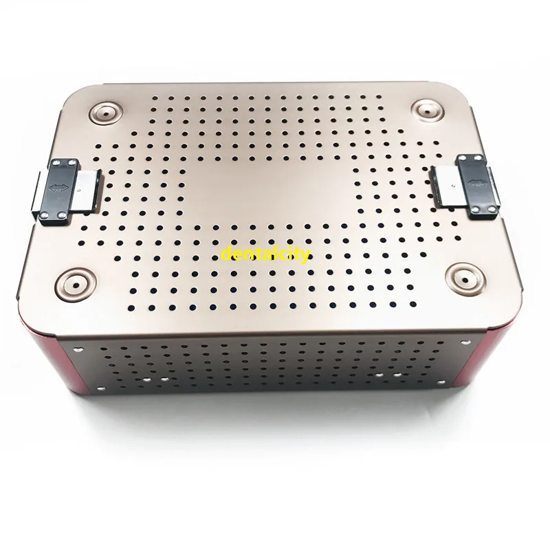 

Sterilization tray case Aluminium alloy dental Disinfection box surgical instrument
