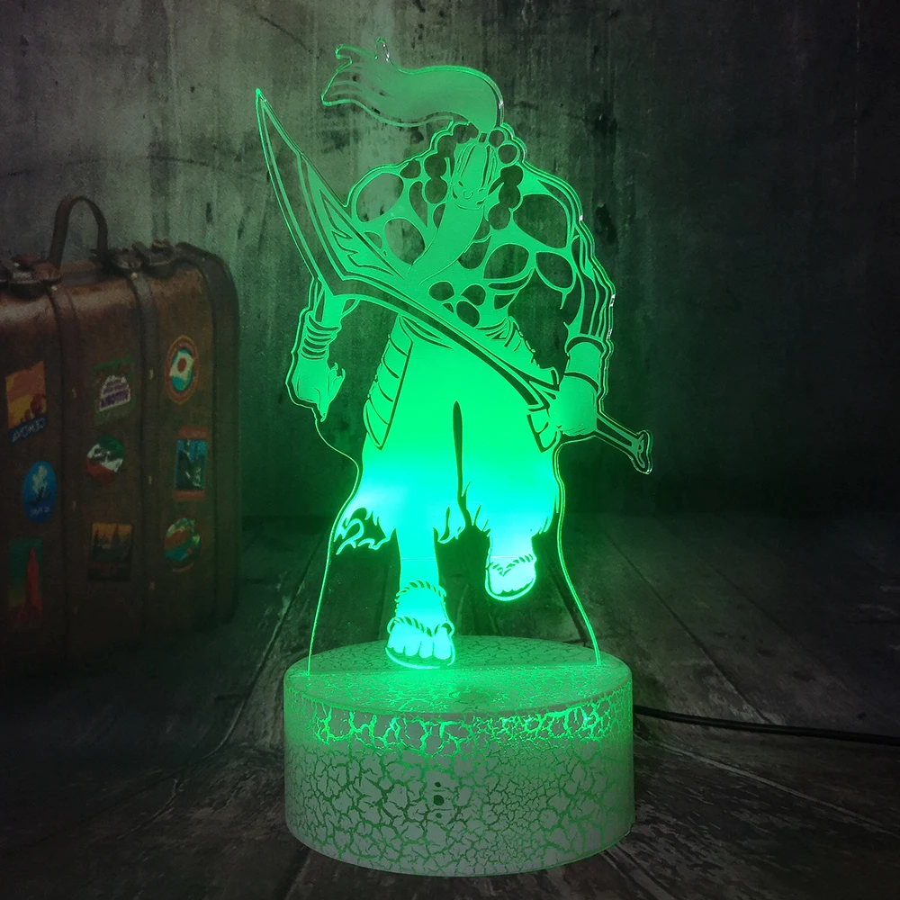 Cool WOW World of Warcraft Samuro 3D светодиодный ночник белый светильник настольная лампа для