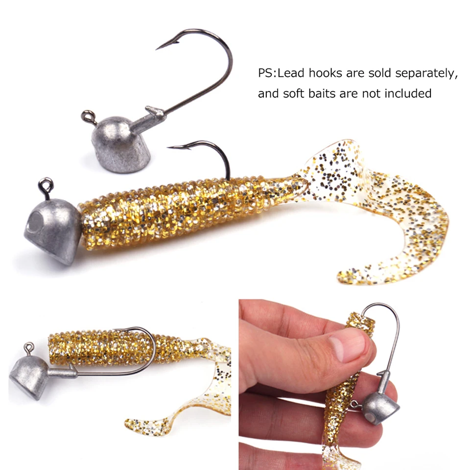 Walk Fish 5 шт./лот новый высококачественный крючок с свинцовой головкой 3 г/7 г/10 г/14 г/18