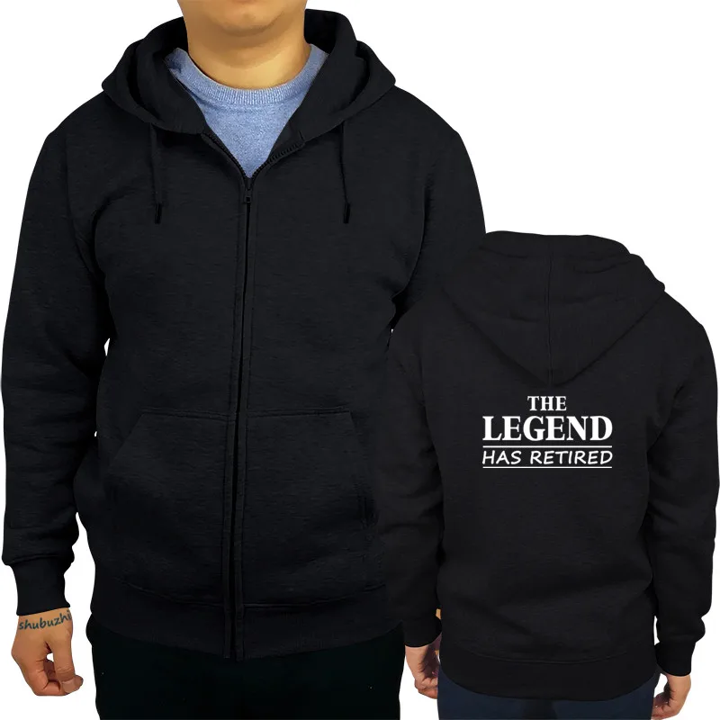 

The Legend Has Retired - Great Retirement Party Gift Idea Dad hoodie Funny free shipping cheap shubuzhi Sweatshirt sbz8526