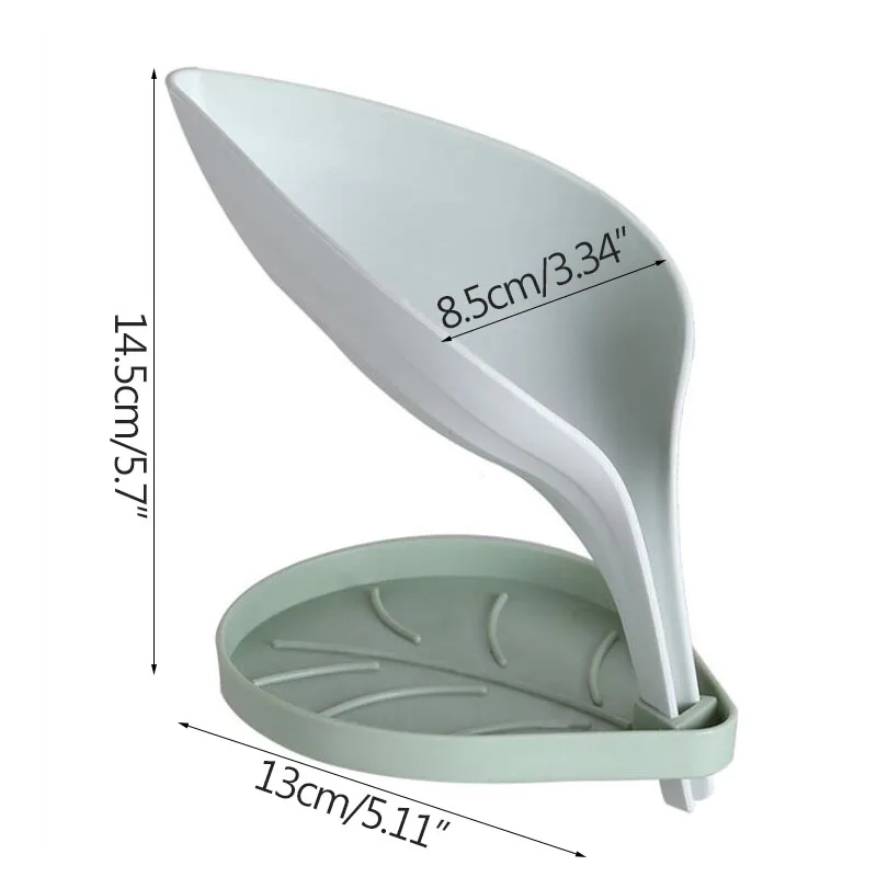 

Soap Holder Bathroom Drain Soap Box Creative Leaf Kitchen Storage Rack Toilet Multifunctional Soap Tray