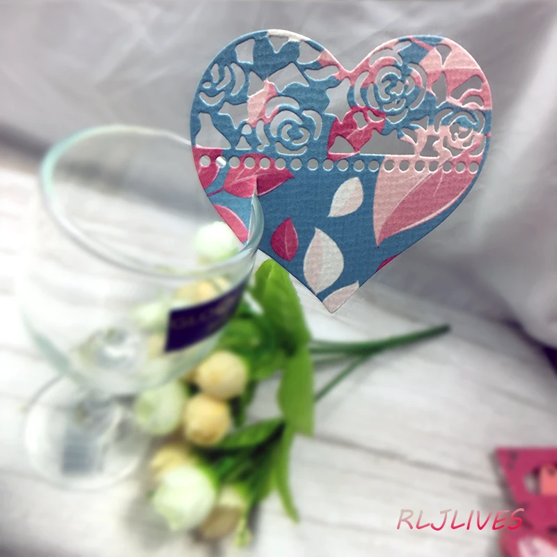 Стакан для вина в форме сердца и звезды металлические Вырубные штампы сделай сам