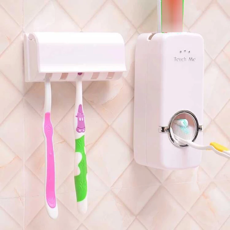 

Auto Tube Rolling Holder Squeezer Toothpaste Dispenser Easy Press Squeezing Tool Toothpaste Rolling Bracket Bathroom Supplies
