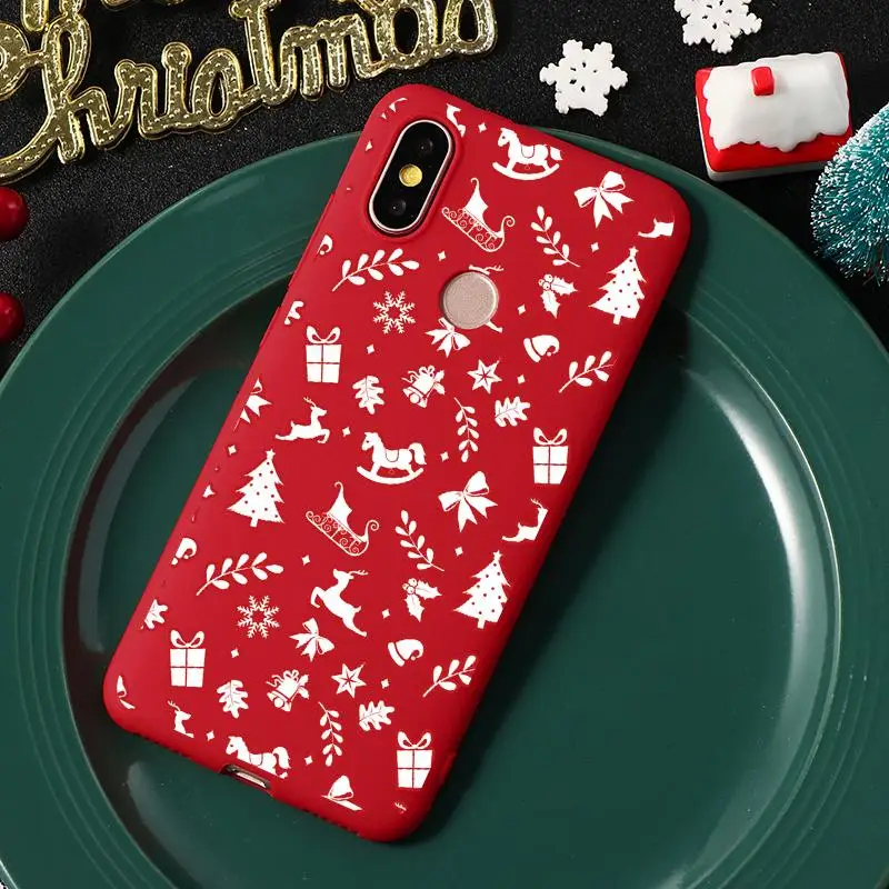 Счастливого Рождества с изображением оленя для ТПУ Xiaomi mi 9T Pro 9 SE F1 A1 A2 5X6X8 Lite Red mi Note 7 Pro 7 Y3 K20 Pro 7A 5A 6A 6 5 5A мягкий чехол