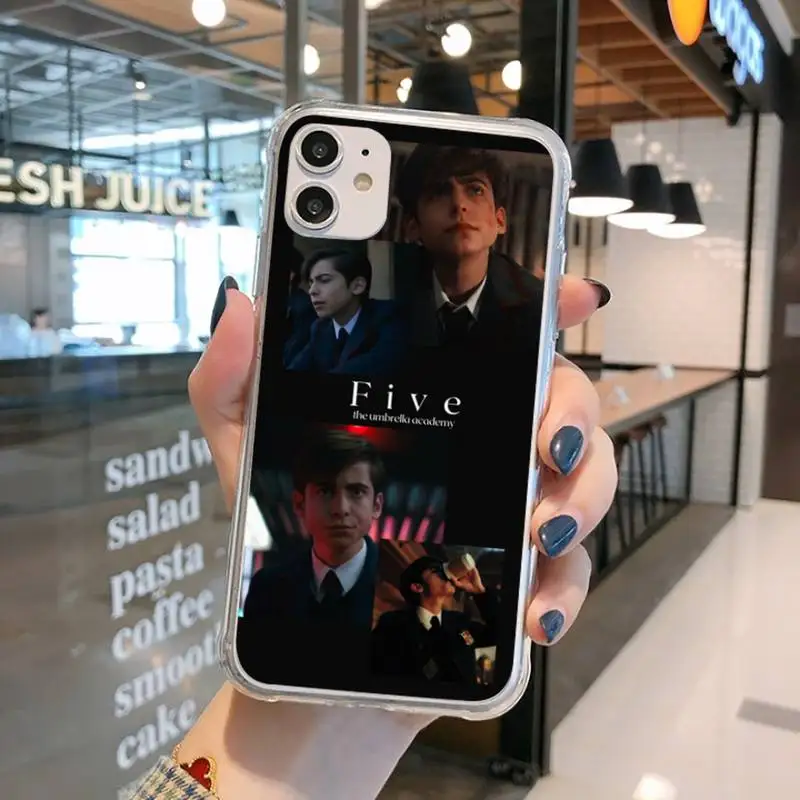 

Fundas Umbrella Academy Capa Phone Case Transparent for iPhone 11 12 mini pro XS MAX 8 7 6 6S Plus X 5S SE 2020 XR