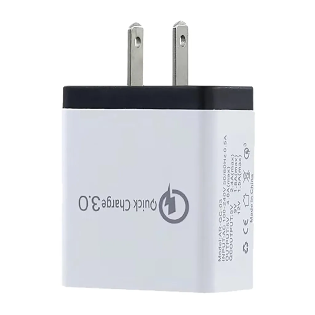 4 порта Быстрая быстрая зарядка QC 3,0 USB концентратор настенное зарядное устройство адаптер питания ЕС/США электрическая розетка зарядное устройство для телефона s#829