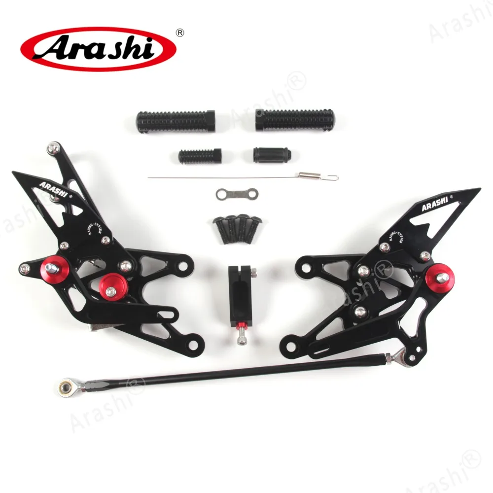 Араши для YAMAHA YZF R1 2007 2008 07-08 ЧПУ Регулируемая подножка подножки Rider Сзади наборы для ухода за кожей Rearset подставка для ног для Алюминий