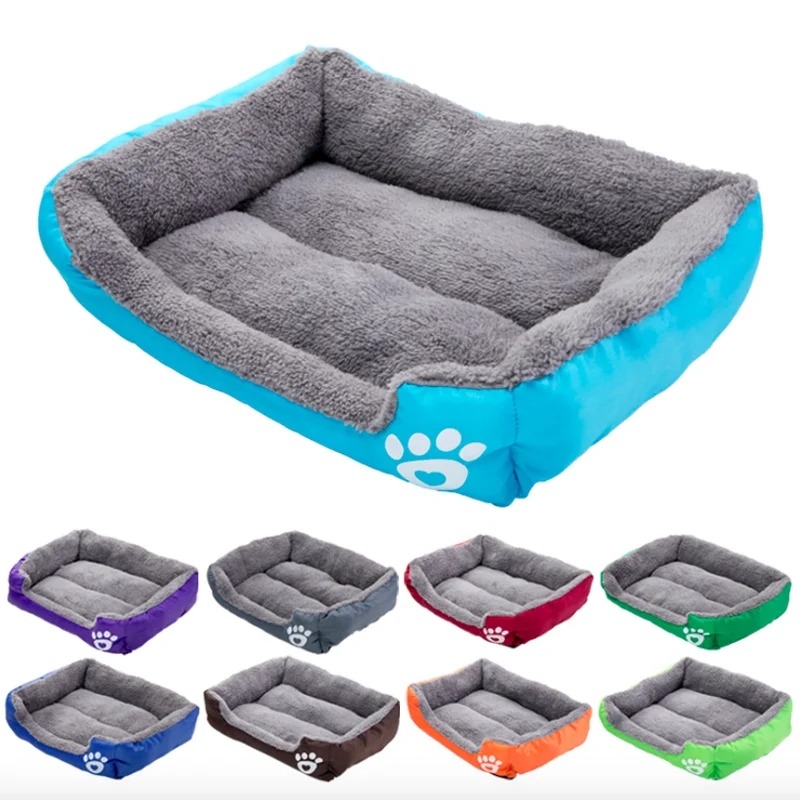 Большая кровать для собаки теплый домик мягкие гнезда корзины собак