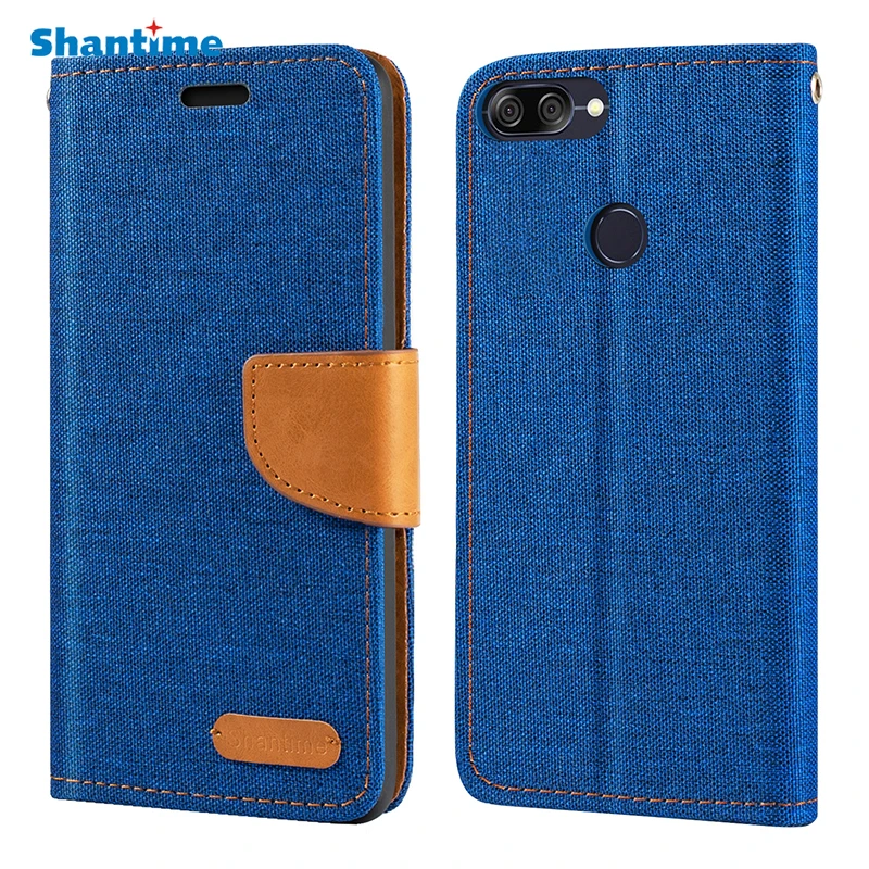 

Oxford Leather Wallet Case For Asus ZenFone Max Plus M1 ZB570TL With Soft TPU Back Cover Magnet Flip Case For Asus ZB570TL