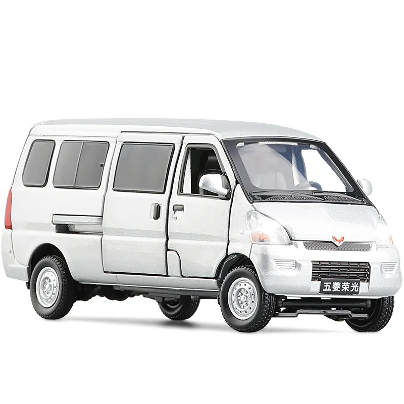 

1/32 High Simulation 3 Colors Van Truck Alloy Model MPV Vehicle With Sound and Light Toy Gift Toy Car Model V426