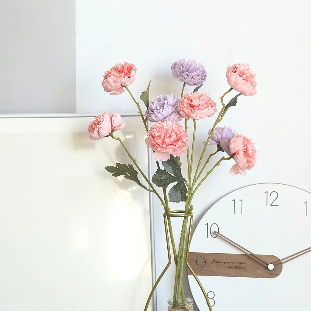 Искусственные искусственные цветы свадебный букет вечерние для домашнего