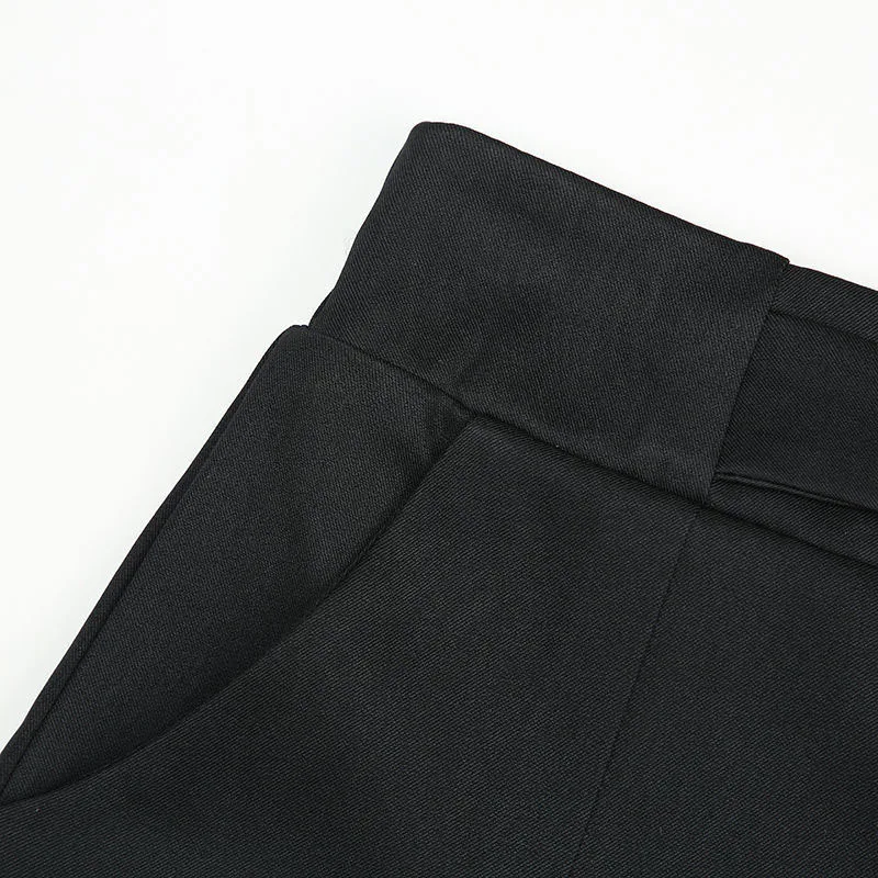 

Half-length skirt female spring and autumn mid-length section 2021 new pleated skirt high waist temperament thin pocket bottomin
