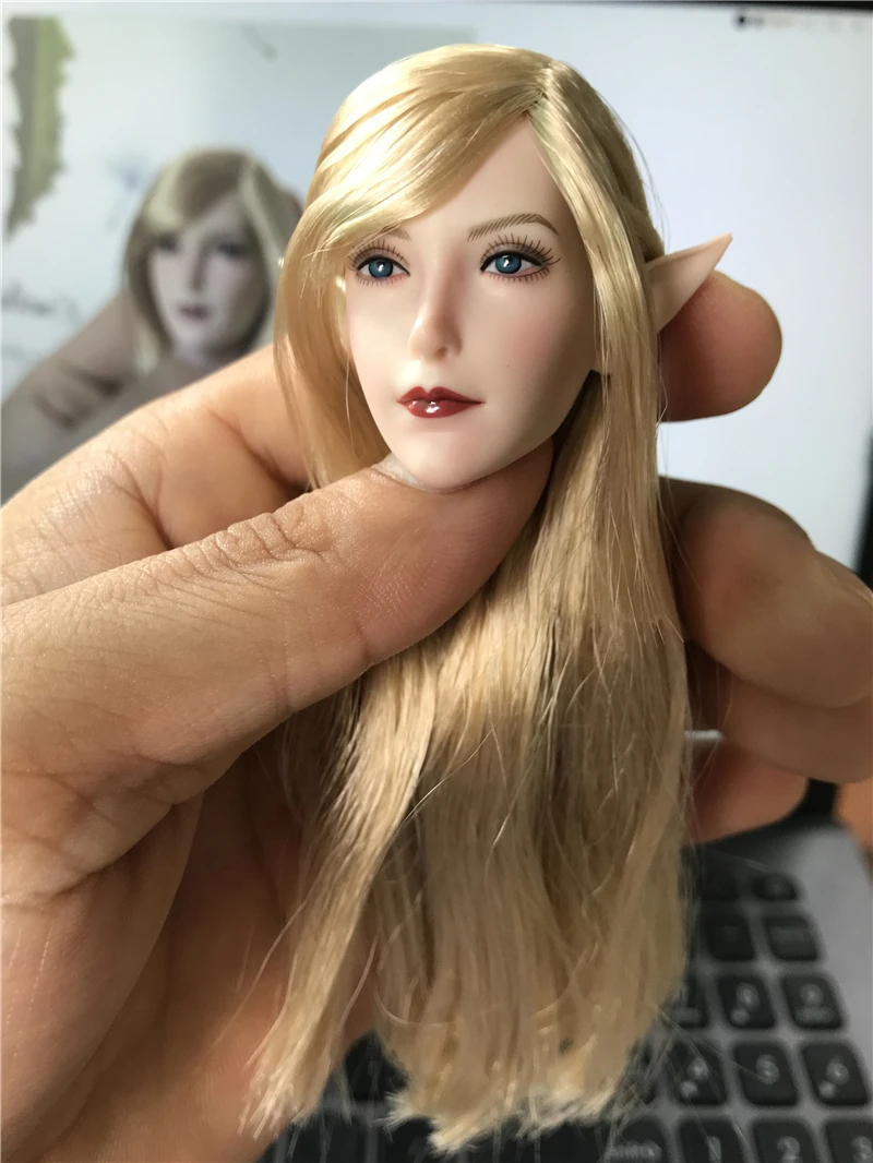 

1/6 Scale Female Soldier Exquisite Head Sculpture Model Suitable for 12-inch Body