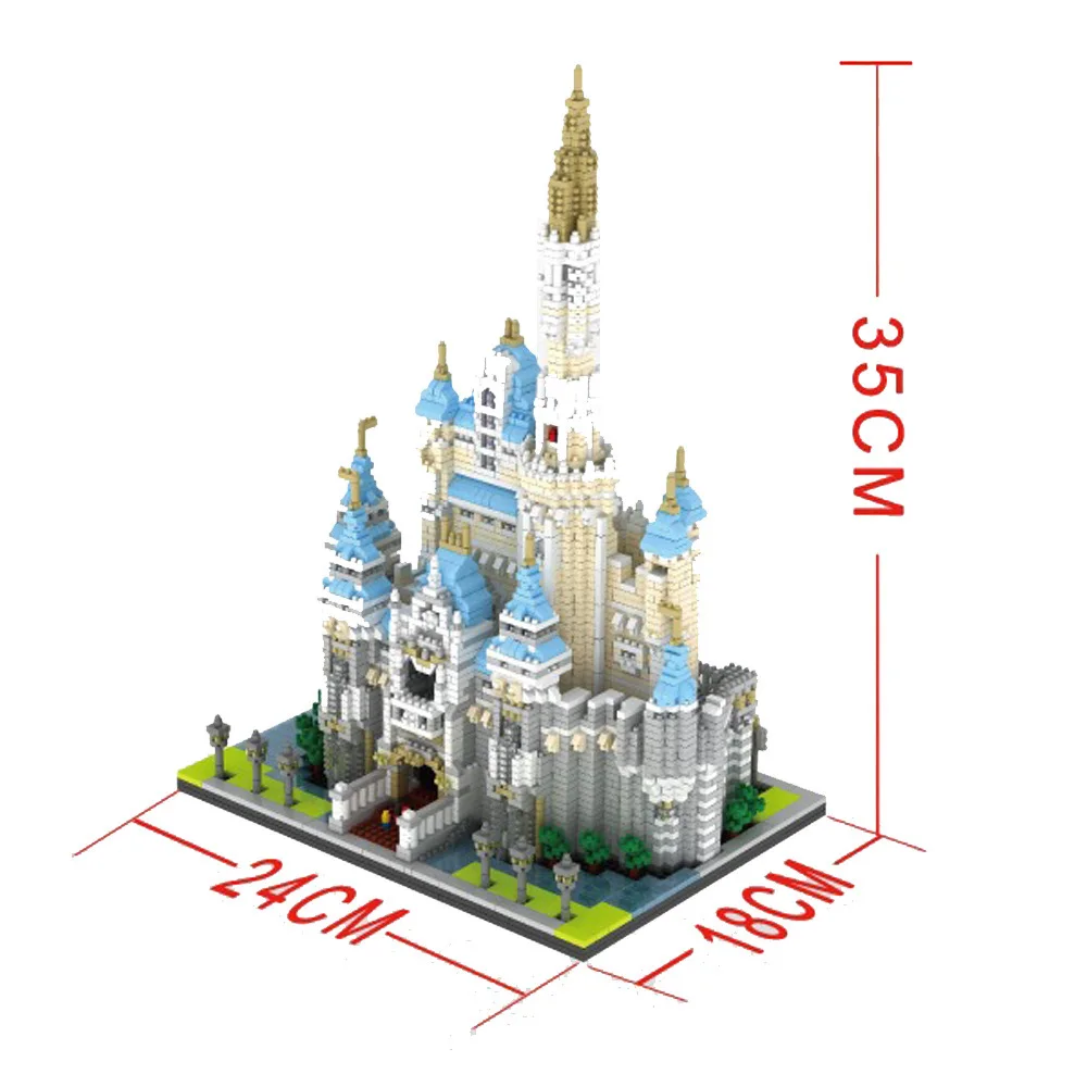 YZ алмазные блоки 3D всемирно известные строительные 4708 шт. мини-кирпичи