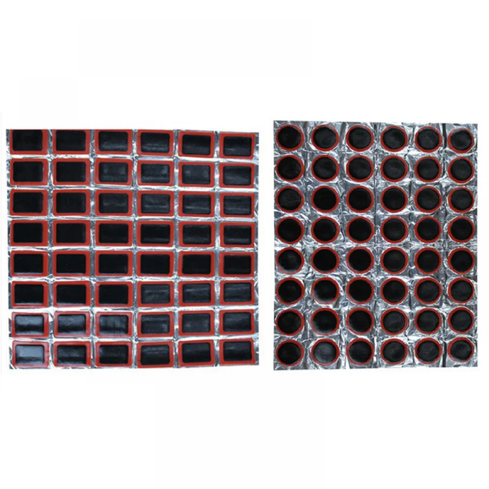 48 шт. 25 мм круглые/квадратные Пластыри для шин велосипеда | Спорт и развлечения