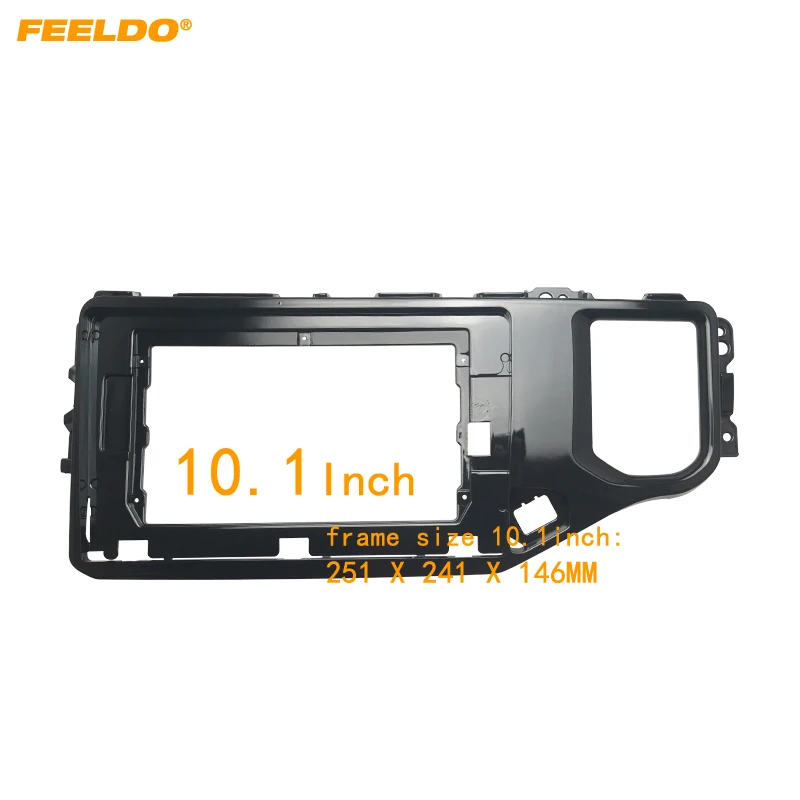 

Рамка для автомобильной аудиосистемы FEELDO, адаптер для Chery Tiggo 2019 10,1 дюйма, большой экран, 2DIN, комплект для панели приборной панели # HQ7084
