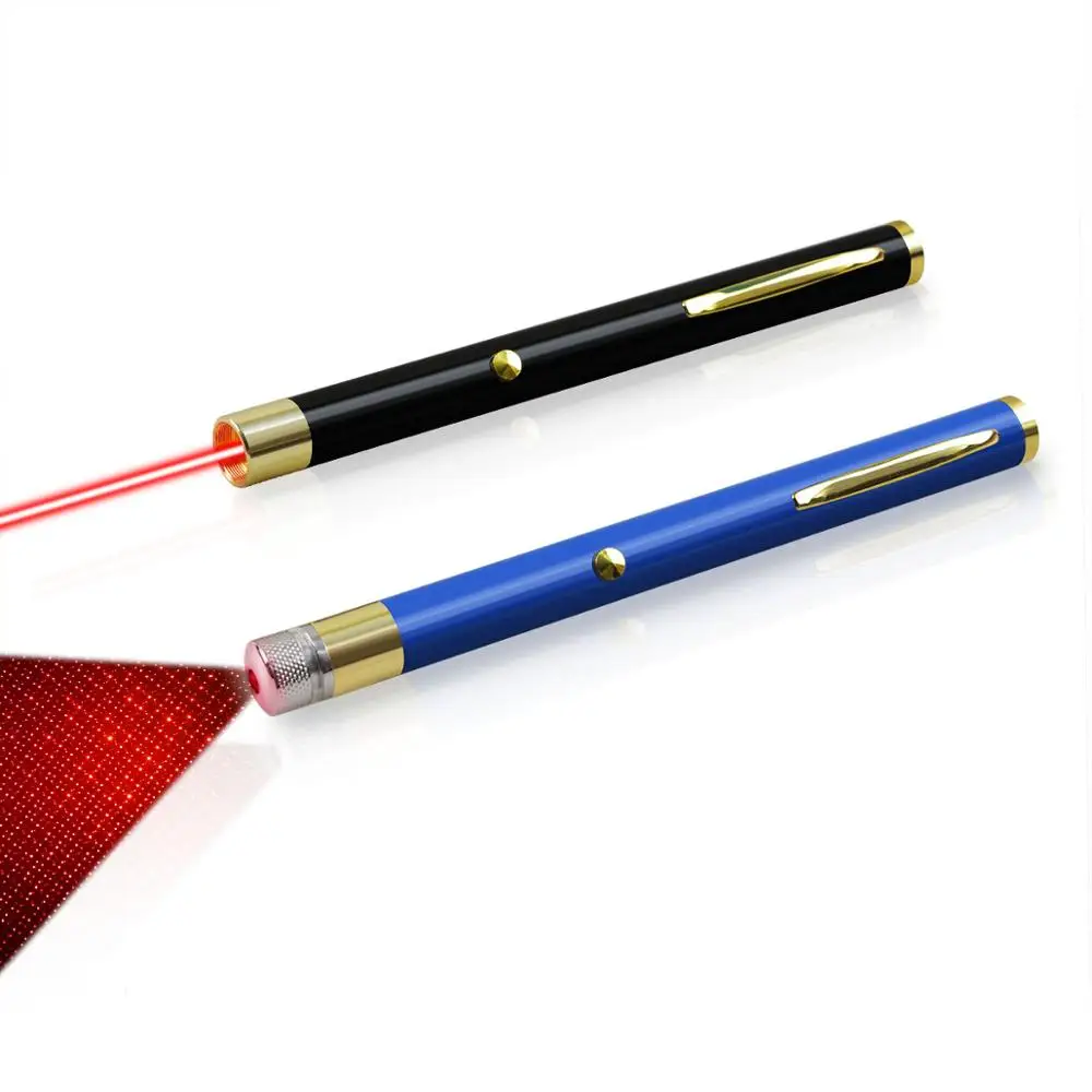 Красная лазерная указка CWLASER с зарядкой от USB 650 нм со встроенной литий ионной
