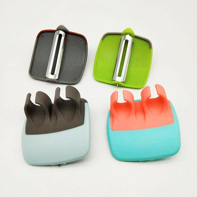 Новые творческие палец провел ладони очистки фруктов и овощей легко держать