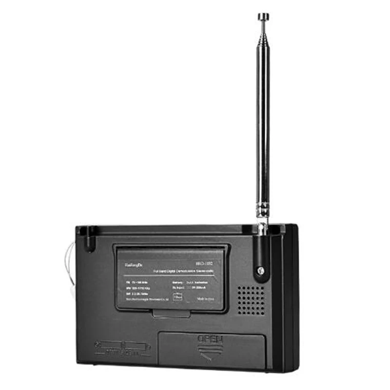 Светодиодное светодиодный портативные колонки FM/AM радио MW и SW плеер цифровое