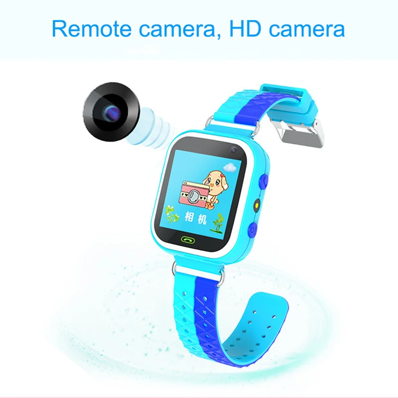 Водонепроницаемые Детские Смарт часы SOS Antil lost умные для малышей 2/3G с sim картой