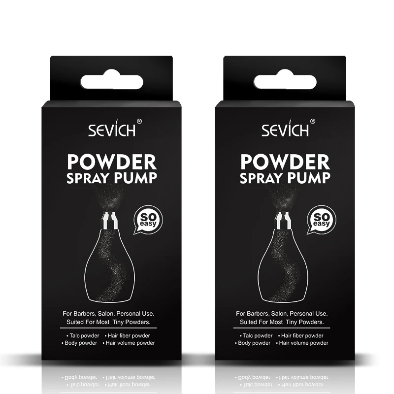 

Hair Building Fibers Applicator Powder Pump Black Color Rubber Nozzle Spray Applicator Pump Tool Easy Usage Hair Powder