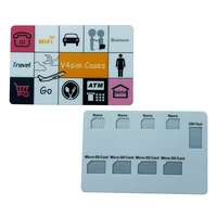 nano card and pin holder holds 4 pcs nano cards 4 pcs tf card and lphone pin