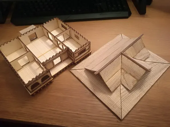 Настольные игры DIY кукольный домик миниатюрная деревянная сцена модель с 28 мм соотношение 1:56 для японских воюющих штатов Размер 22*18*12 см