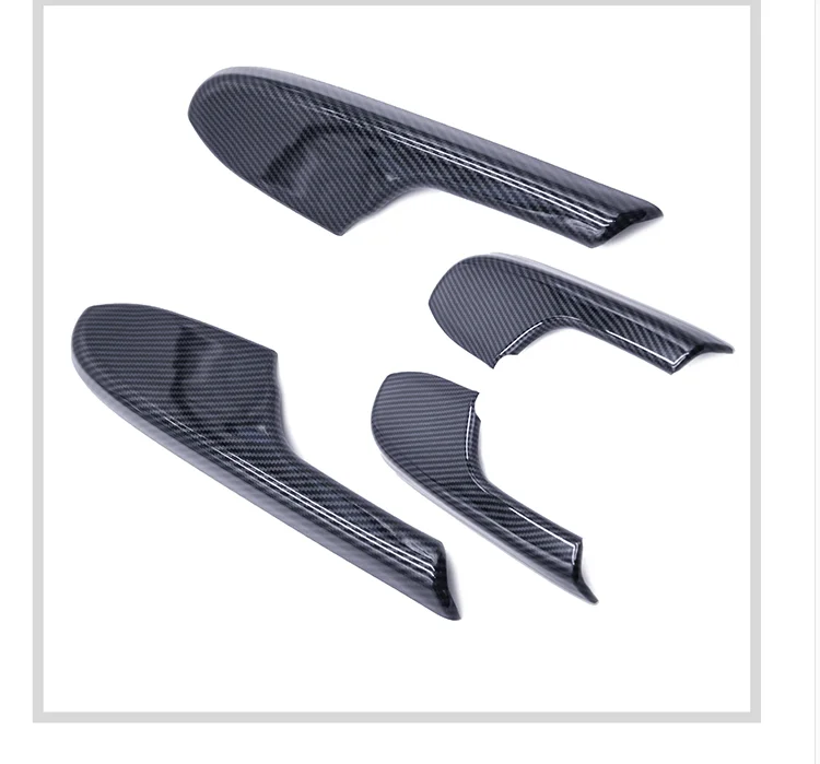 

ABS carbon fiber door armrest protective cover with hand decoration modification For Honda Civic 10th 2016 2017 2018 2019 2020 4