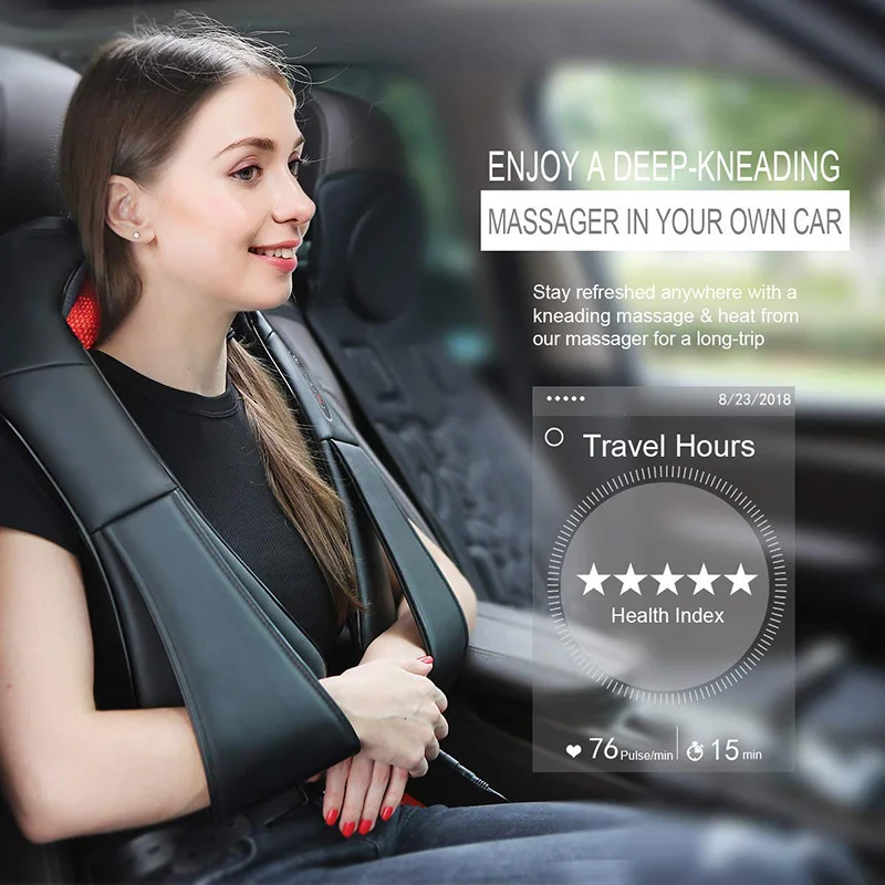 Инфракрасная Расслабляющая Массажная подушка для пояса Электрический массажер