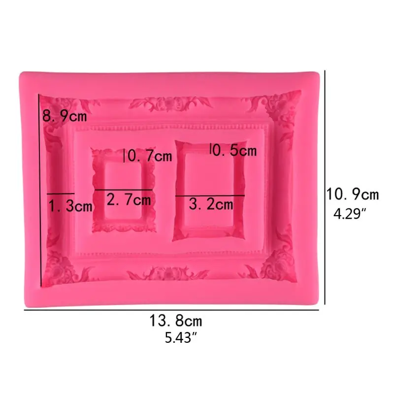 

DIY Resin Photo Frame Mold Resin Casting Silicone Mold Jewelry Making Tools