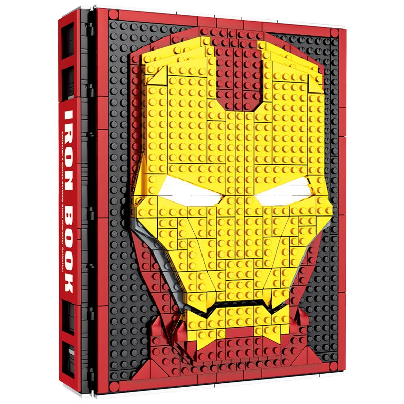 

Marvel 2895PCS Spidermans IronMan 52 Avengers FIGURES Collections Display Book Ideas Building Blocks Bricks Toys Gifts