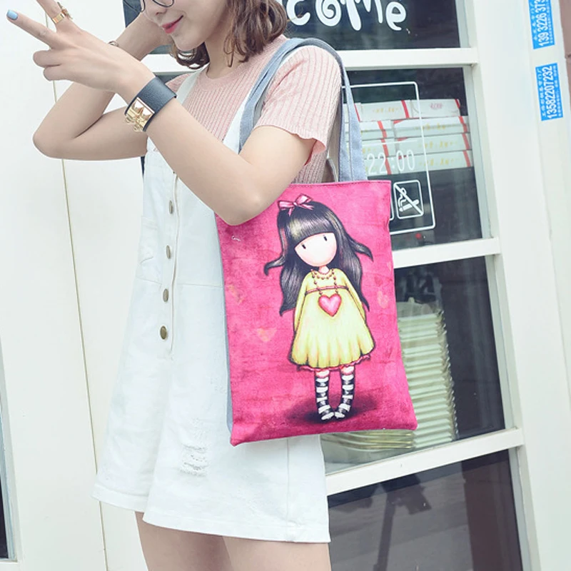 Женская сумка через плечо из ткани с принтом | Багаж и сумки