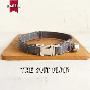 MUTTCOРозничная продажа; Стильный клетчатый воротник ручной работы; Воротник с котом; Костюм в клетку; 2 размера; Воротник с котом; UC001