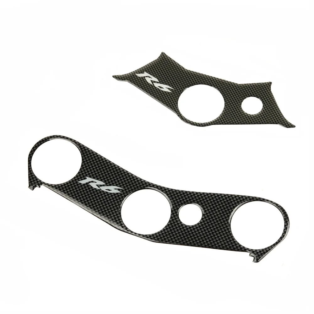 Тройной зажим для дерева верхняя наклейка YAMAHA YZF600 R6 R6S 2007 2008 2009 ручка накладка