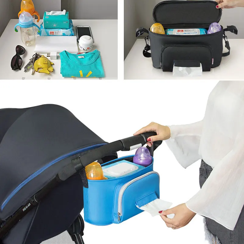 

Органайзер для детской коляски, сумка для бутылочек для кормления, подгузников, женская сумка на молнии, сумка для детской коляски