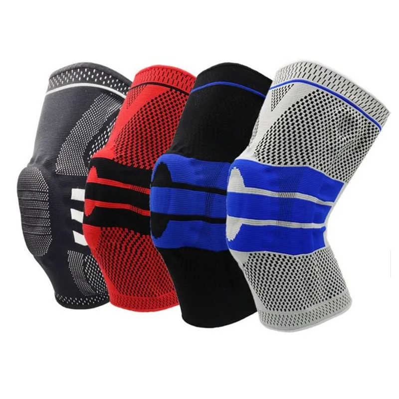 

1 Pair Knee Brace Polycentric Hinges Professional Sports Safety Knee Support Knee Pad Guard Protector Strap Joelheira