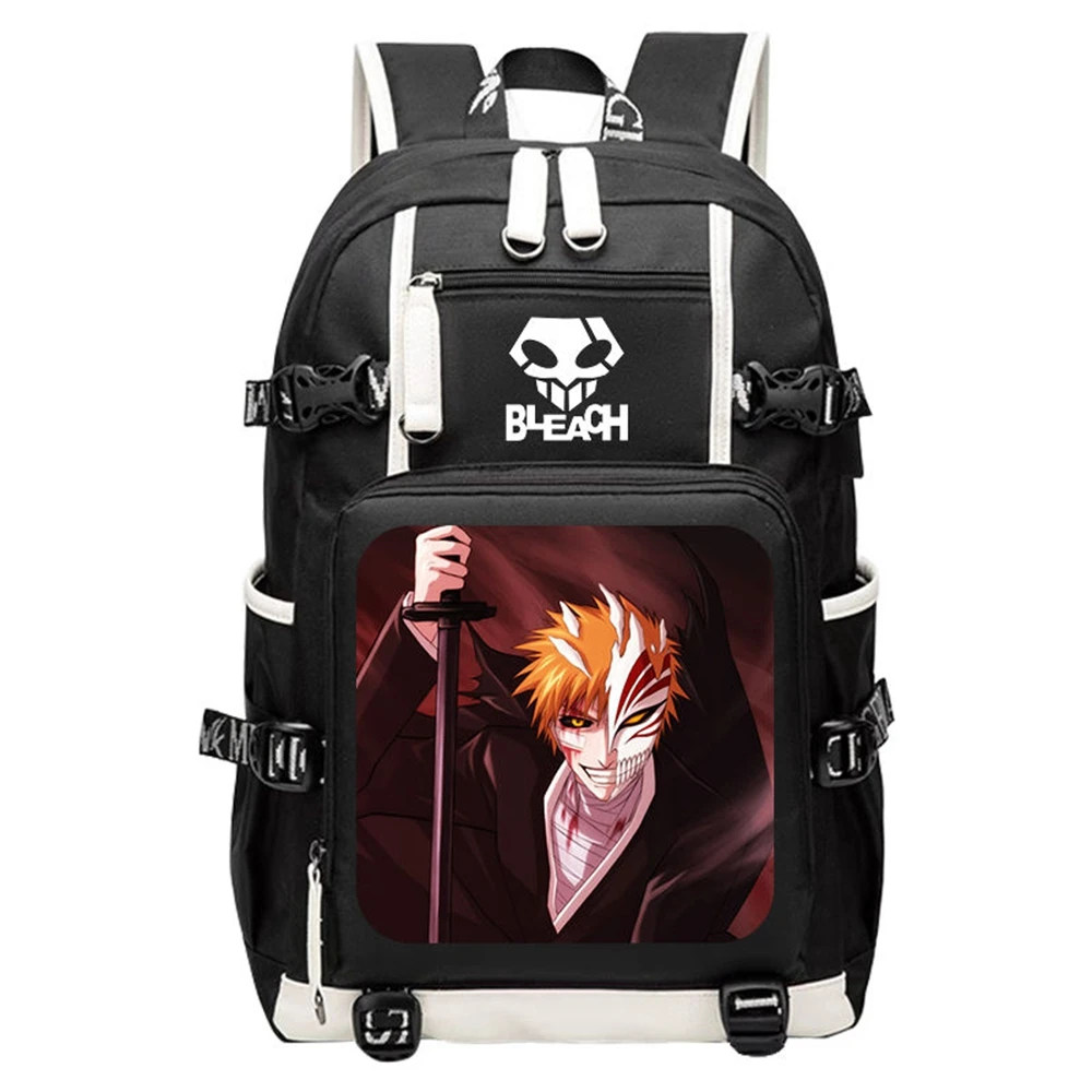 Унисекс мультфильм отбеливатель Kurosaki ichigo Ishida Uryuu дорожный рюкзак повседневная