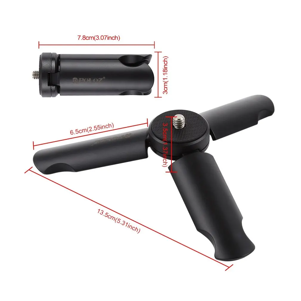 PULUZ mobile lazy bracket Desktop mini folding multi-function small tripod + phone clip | Электроника