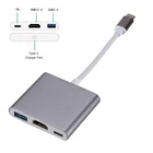 Адаптер-конвертер USB Type-c в HDMI-совместимый адаптер Usb c-HDMI-совместимыйUSB 3,0зарядный адаптер Type-C HUB для Macbook