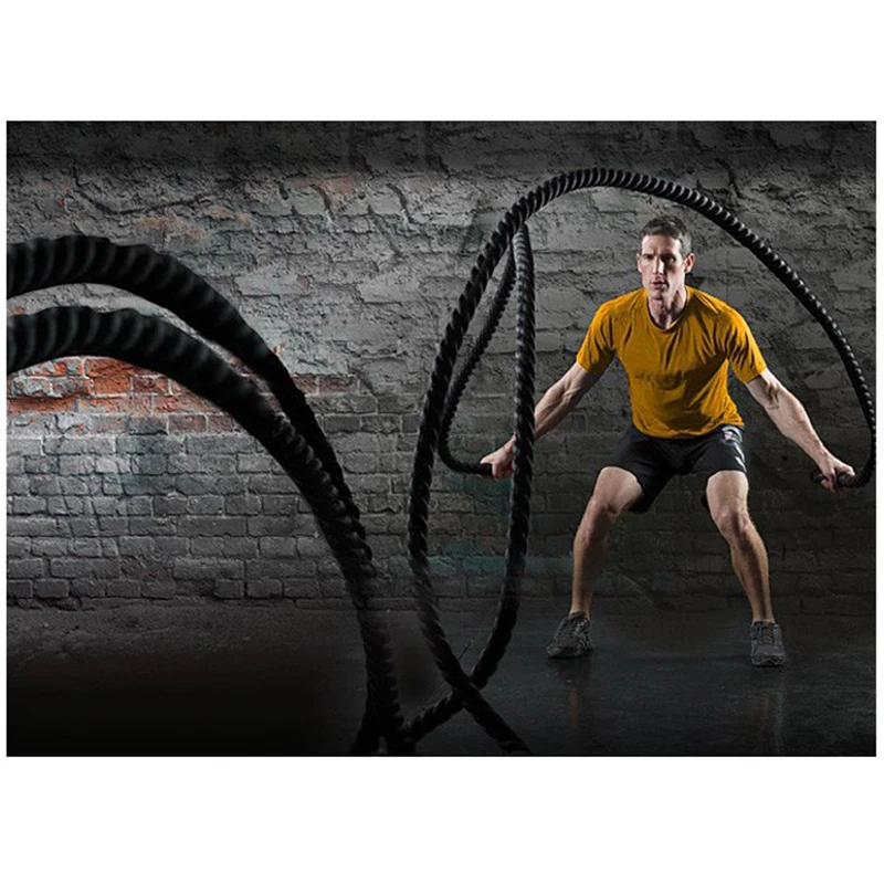 

Heavy Jump Rope Crossfit Weighted Battle Skipping Ropes Power Improve Strength Training Fitness Home Gym Equipment Dropshipping