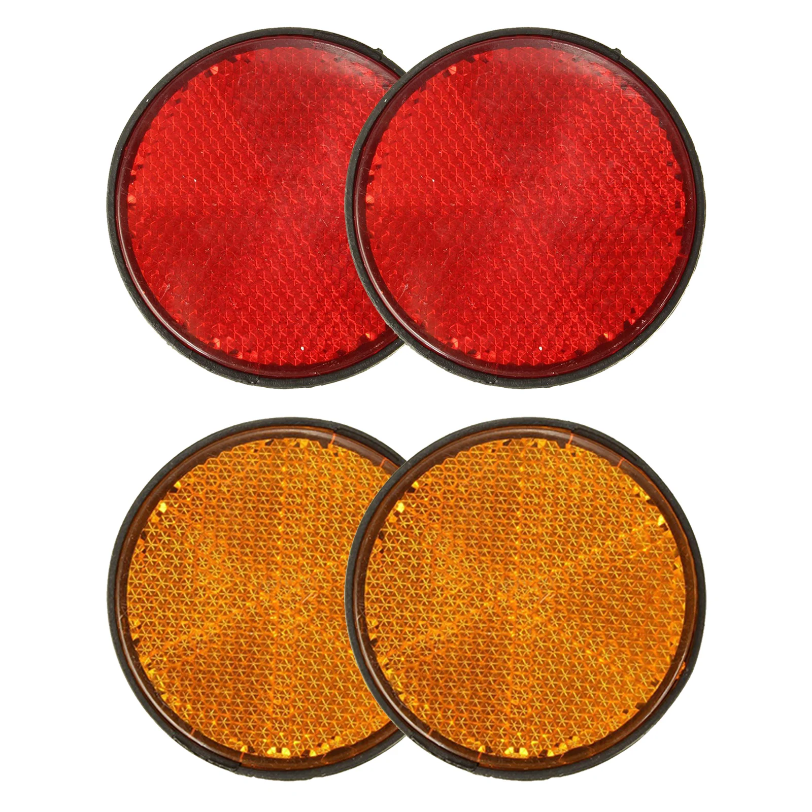 Комплект из 2 предметов с круглым Предупреждение полоска Светоотражающая