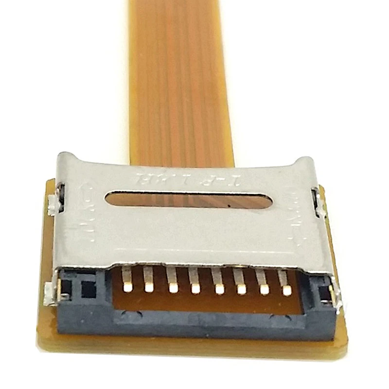 Micro Sd Tf карта памяти набор мужской и женский удлинитель мягкий плоский Fpc кабель 10