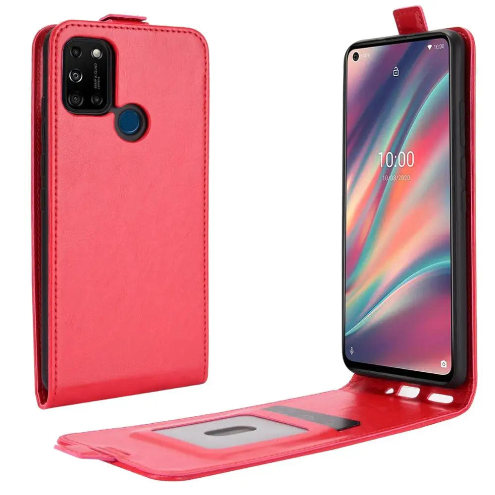 Чехол для WIKO View 5 вертикальный кожаный защитный чехол с откидной крышкой