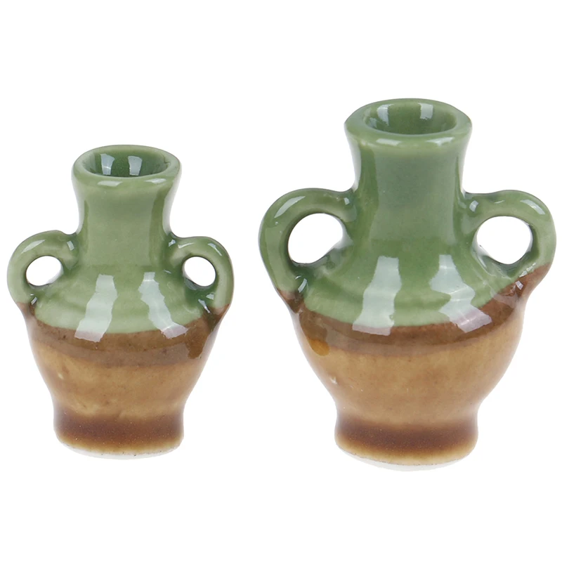 123579pcsset dollhouse mini ceramic porcelain vase accessories doll house miniatures 112 accessories decorative miniature free global shipping