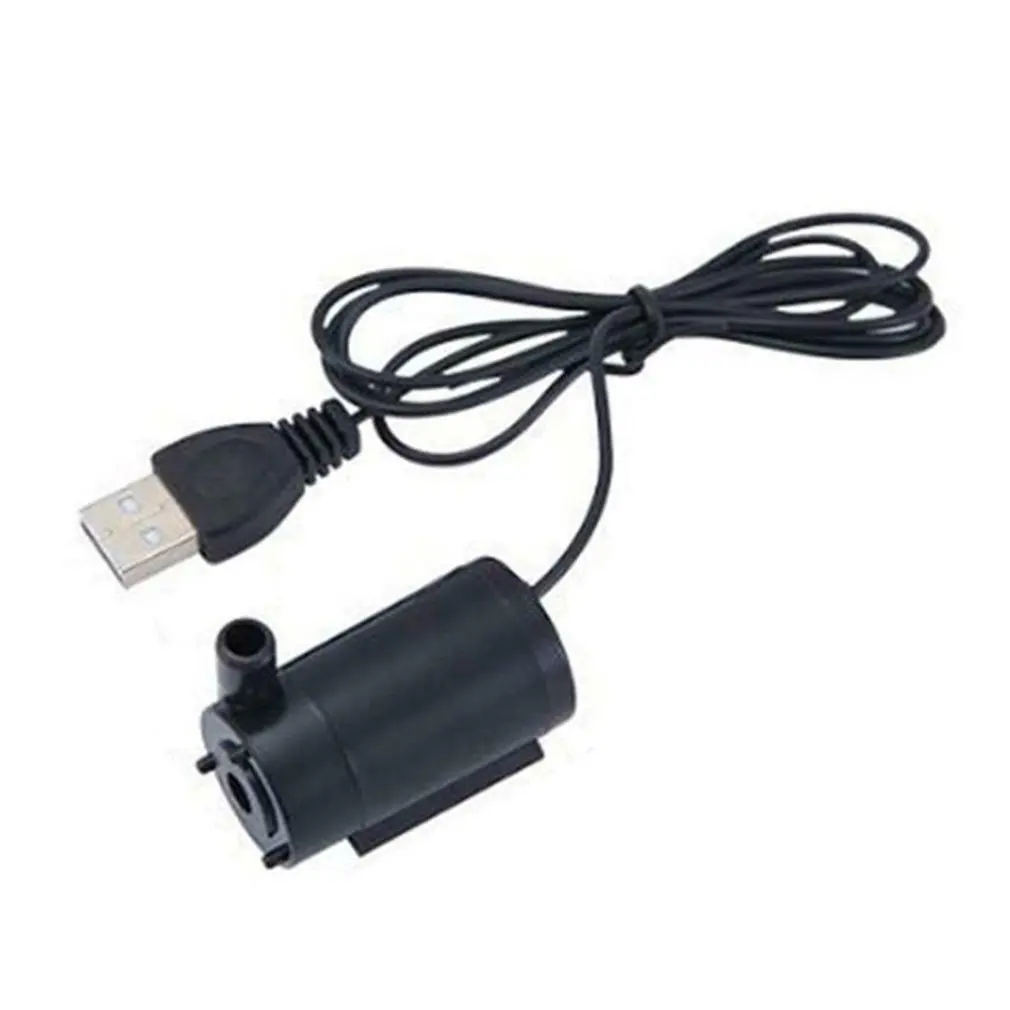 

USB 1M Cable DC Mute 3V 5V 6V Mini Submersible Water Pump Silent Aquarium Fish Tank Accessories With USB Connector