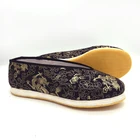 Китайские традиционные старые Пекинские туфли для мужчин, свадебные тканевые туфли на плоской подошве, туфли кунг-фу, Тай-Чи с рисунком дракона